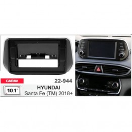 Рамка перехідна Hyundai Santa Fe 2018-2020 10.1" DriveX (22-944)