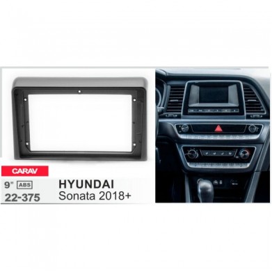 Рамка перехідна Hyundai Sonata 2018-2019 9" DriveX (22-375)