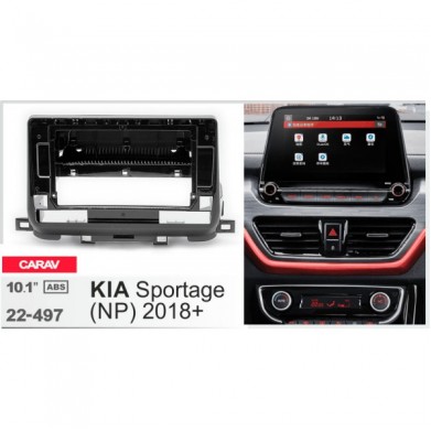 Рамка перехідна KIA Sportage 2018-2021 10.1" DriveX (22-497)