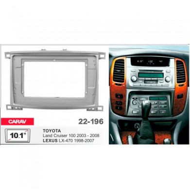 Рамка перехідна Lexus LX 1998-2007 10.1" DriveX (22-196)