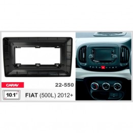 Рамка перехідна Fiat 500 2012-2022 10.1" DriveX (22-550)