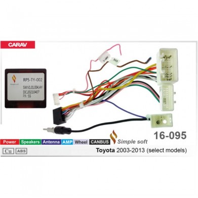 Проводка Toyota Matrix 2003-2008  DriveX (16-095)