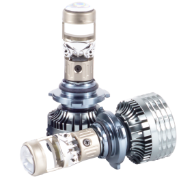 LED лампи автомобільні з лінзою DriveX LE-09 HB4 50W 9-16V 6000K к-т.