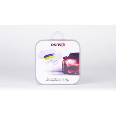 Світлодіоди в габаритні вогні. Підсвітку номера та салона DriveX Glow UL1 T25(1) 9-48V 30W CAN 2600Lm 3156/P27W base-16mm USA к-т.