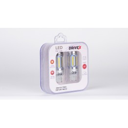 Світлодіоди в габаритні вогні. Підсвітку номера та салона DriveX Glow UL2 T20(1) 12V 15W CAN 2600Lm 7440/W21W base-16mm EU к-т.