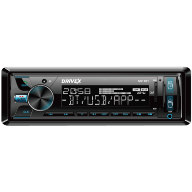 Автомагнітола 1-Din DriveX MP-121 2,1A 4х49Вт
