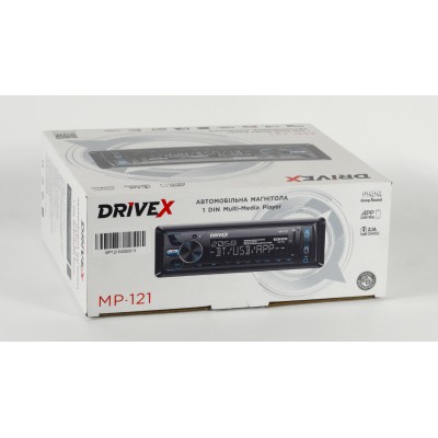Автомагнітола 1-Din DriveX MP-121 2,1A 4х49Вт