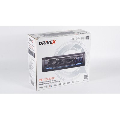 Автомагнітола 1-Din DriveX MP-124 DSP 2,5A 4*50W