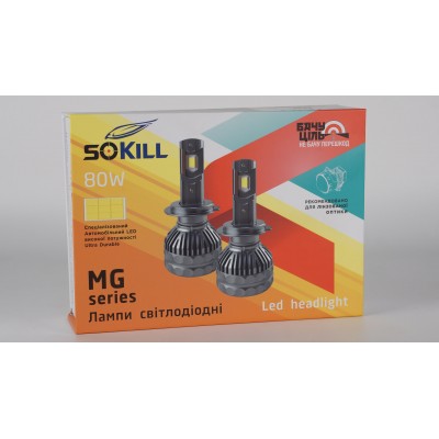 LED лампи автомобільні SoKill MG HB4(9006) 80W 9-32V 6К LED к-т.