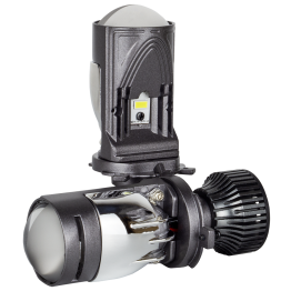 LED лампи автомобільні з лінзою DriveX SLE-01 H4 H/L 9-60V 6000K 30W/45W к-т.