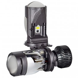 LED лампи автомобільні з лінзою DriveX SLE-01 H4 H/L 9-60V 6000K 30W/45W к-т.