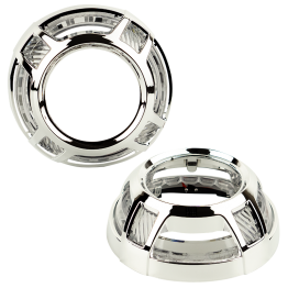 Маска декоративна для автомобільних фар DriveX MS A-108 3.0" Silver White к-т.