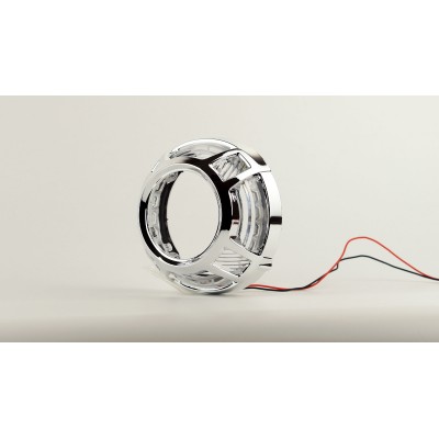 Маска декоративна для автомобільних фар DriveX MS A-108 3.0" Silver White к-т.