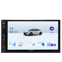Автомобільний мультимедійний центр 2-Din 7" з бездротовим CarPlay та Android Auto - DriveX A-705 2+32 4C 4x45W