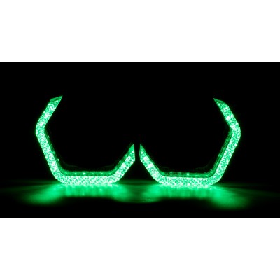 Маска декоративна для автомобільних фар DriveX MS i8-V30 APP 3.0" DRL RGB к-т.  з вбудованою підсвіткою