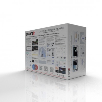 Автомобільний мультимедійний центр S3 QLED 1-DIN 6.86" 8x1.6GHz 4x64GB 4G YD7388 45W ASP TM2313