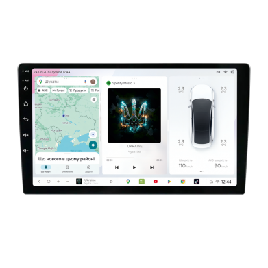 Автомобільний мультимедійний центр 9" з бездротовим CarPlay та Android Auto - S3 QLED 9" 8x1.6GHz 4x64GB 4G YD7388 45W ASP TM2313