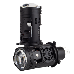 LED лампи автомобільні з лінзою DriveX LE-10 H4 Compact 6000K 45W/65W 9-36V к-т.