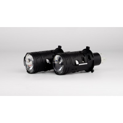 LED лампи автомобільні з лінзою DriveX LE-10 H4 Compact 6000K 45W/65W 9-36V к-т.