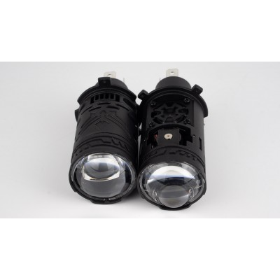 LED лампи автомобільні з лінзою DriveX LE-10 H4 Compact 6000K 45W/65W 9-36V к-т.