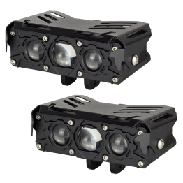 Фара додаткового світла WL MT-10 H/L Dual 40/55W 6000K 12-80V STM к-т.