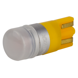 Світлодіоди в габаритні вогні. підсвітку номера та в салон  T10-201n Yellow 15Lm 3030-1 9-36V W5W base-10mm C