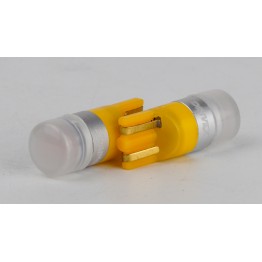 Світлодіоди в габаритні вогні. підсвітку номера та в салон  T10-201n Yellow 15Lm 3030-1 9-36V W5W base-10mm C