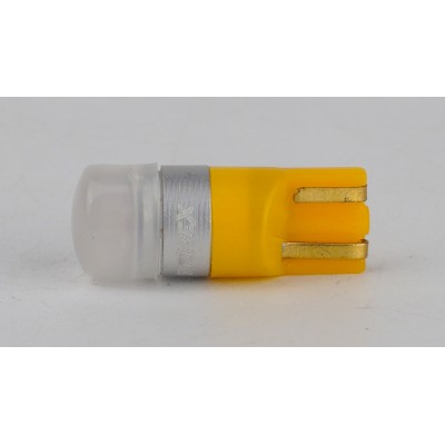 Світлодіоди в габаритні вогні. підсвітку номера та в салон  T10-201n Yellow 15Lm 3030-1 9-36V W5W base-10mm C