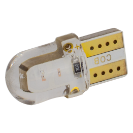 Світлодіоди в габаритні вогні. підсвітку номера та в салон  DriveX T10-218 Blue 12V 0.3W 10Lm W5W base-10mm C