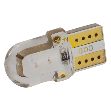 Світлодіоди в габаритні вогні. підсвітку номера та в салон  DriveX T10-218 Blue 12V 0.3W 10Lm W5W base-10mm C