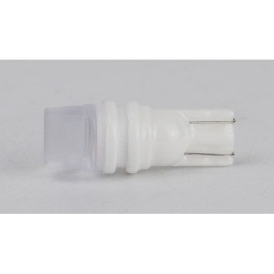 Світлодіоди в габаритні вогні. підсвітку номера та в салон  DriveX  T10-220 White 12V 0.5W 30Lm W5W base-10mm C