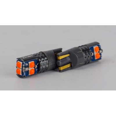 Світлодіоди в габаритні вогні. підсвітку номера та в салон  DriveX T10-228 Red 12-24V 1.7W 15Lm W5W base-10mm B