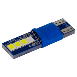 Світлодіоди в габаритні вогні. підсвітку номера та в салон  DriveX T10-230 Blue 12V 0.6W 30Lm W5W base-10mm C