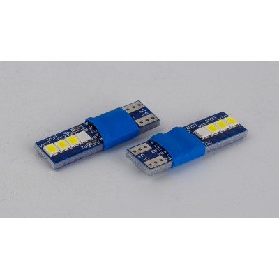 Світлодіоди в габаритні вогні. підсвітку номера та в салон  DriveX T10-230 Blue 12V 0.6W 30Lm W5W base-10mm C