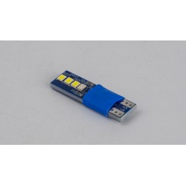 Світлодіоди в габаритні вогні. підсвітку номера та в салон  DriveX T10-230 Green 12V 0.6W 30Lm W5W base-10mm C