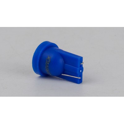 Світлодіоди в габаритні вогні. підсвітку номера та в салон  DriveX T10-244 Blue 12V 0.3W 5Lm W5W base-10mm C