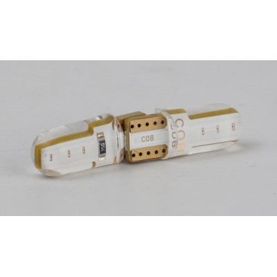 Світлодіоди в габаритні вогні. підсвітку номера та в салон  DriveX T10-035 Blue COB 0.8W 15Lm 12V W5W base-10mm C