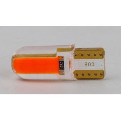 Світлодіоди в габаритні вогні. підсвітку номера та в салон  DriveX T10-035 Red COB 0.8W 5Lm 12V W5W base-10mm C