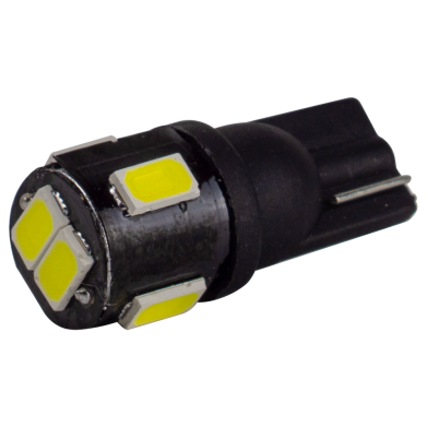 Світлодіоди в габаритні вогні. підсвітку номера та в салон  DriveX T10-251 12V 1W 100Lm W5W base-10mm C