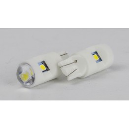 Світлодіоди в габаритні вогні. підсвітку номера та в салон  DriveX T10-252 12V 1.5W 110Lm W5W base-10mm C