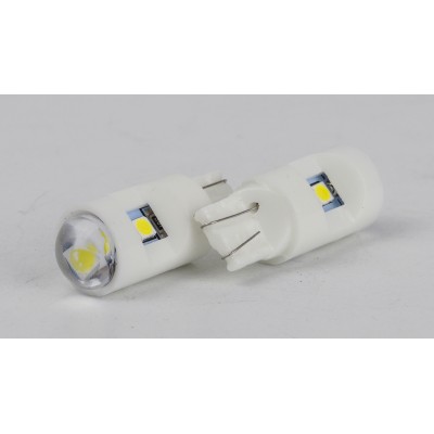 Світлодіоди в габаритні вогні. підсвітку номера та в салон  DriveX T10-252 12V 1.5W 110Lm W5W base-10mm C