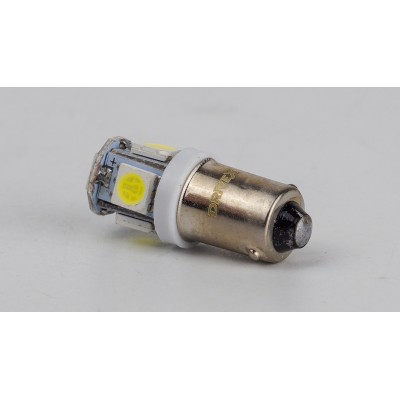 Світлодіоди в габаритні вогні. підсвітку номера та в салон  DriveX T8-208 12V 1W 15Lm BA9S/T4W d-9mm C