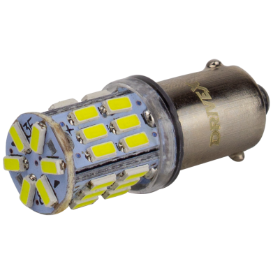 Світлодіоди в габаритні вогні. підсвітку номера та в салон  DriveX T8-209 12V 1W 80Lm BA9S/T4W d-9mm C