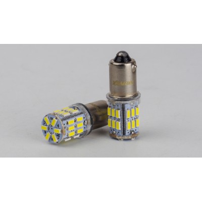 Світлодіоди в габаритні вогні. підсвітку номера та в салон  DriveX T8-209 12V 1W 80Lm BA9S/T4W d-9mm C