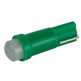Світлодіоди в габаритні вогні. підсвітку номера та в салон  DriveX T5-205 Green 24V 0.2W 7Lm BA7S/W1.2W d-5mm C