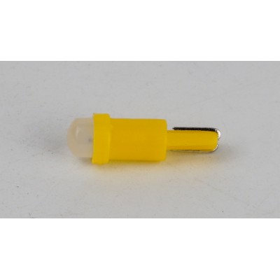 Світлодіоди в габаритні вогні. підсвітку номера та в салон  T5-205 Yellow 24V 0.2W 1Lm BA7S/W1.2W d-5mm C