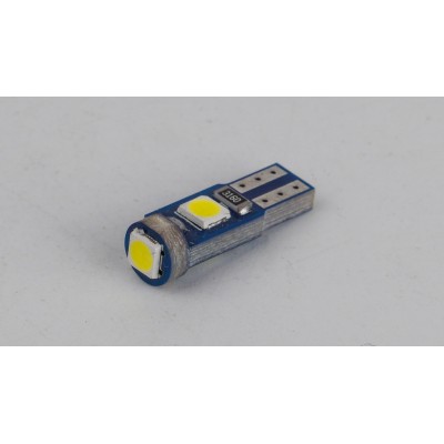 Світлодіоди в габаритні вогні. підсвітку номера та в салон  T5-203 12V 0.5W 15Lm BA7S/W1.2W d-5mm C