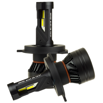LED лампи автомобільні DriveX AL-03 H4 H/L 6000K LED 45W CAN 12-24В LED лампи автомобільні DriveX AL-03 H4 H/L 6000K LED 45W CAN 12-24В