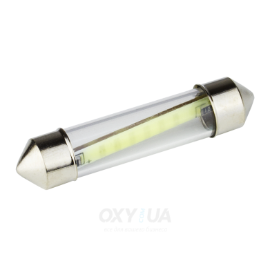 Світлодіоди в габаритні вогні. підсвітку номера та в салон DriveX T11-107 39mm COB 12V автомобільні світлодіоди 12В Світлодіоди в габаритні вогні. підсвітку номера та в салон DriveX T11-107 39mm COB 12V автомобільні світлодіоди 12В