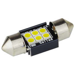 Світлодіоди в габаритні вогні. підсвітку номера та в салон DriveX T11-118 31mm 3020-6 12-36V CAN автомобільні світлодіоди 12В